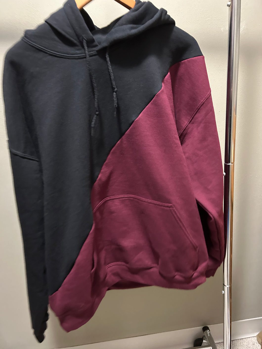 SMALL Half and Half Sweatshirt