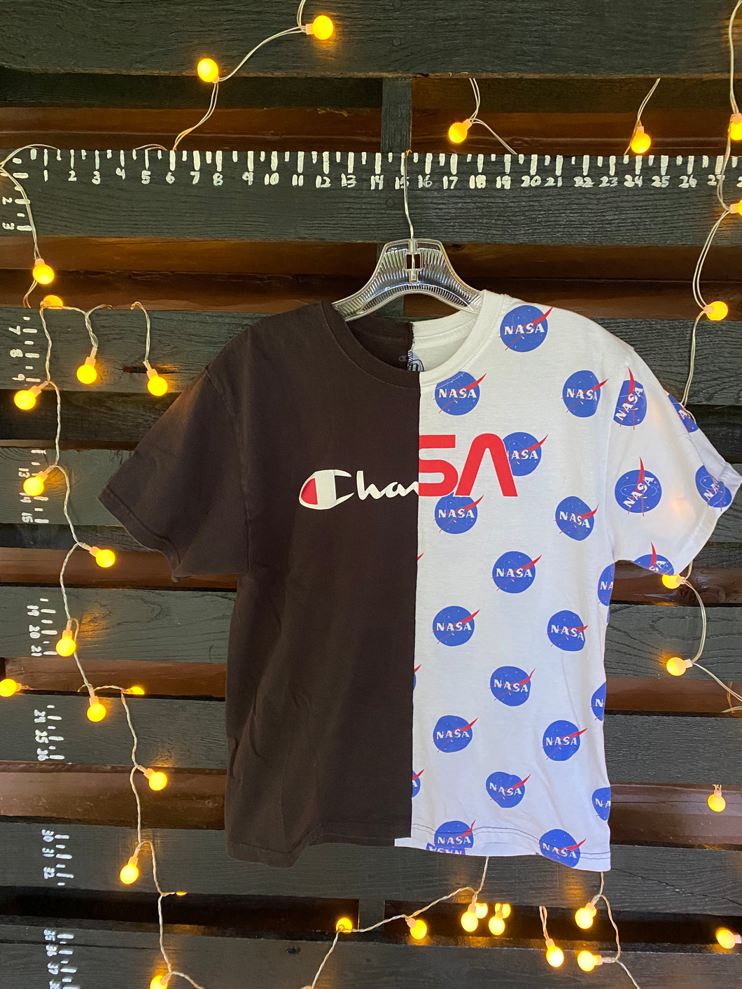 Small NASA and Champion T-Shirt